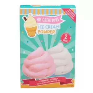 Mr Creations Ice Cream Powder - Vanilla & Strawberry