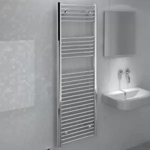 Kudox 400W Electric Silver Towel Warmer (H)1500mm (W)500mm