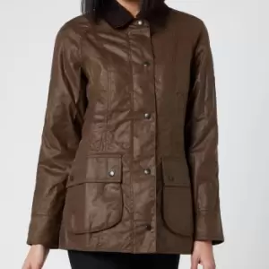 Barbour Womens Beadnell Wax Jacket - Bark - UK 6