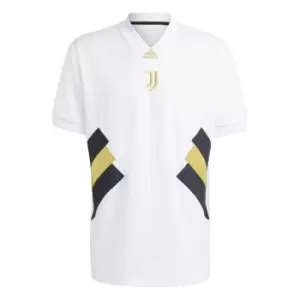 adidas Juventus Icon Retro Shirt Mens - White