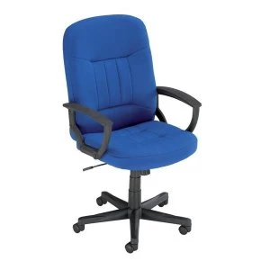 Trexus High Back Manager Armchair W500xD480xH465 580mm Backrest H620mm Blue