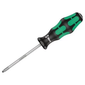 Wera Kraftform 355 Screwdriver Pozidriv Tip PZ2 x 100mm