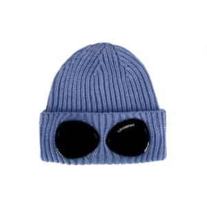 CP COMPANY Goggle Knit Hat - Blue