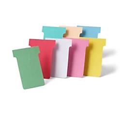 T-cards A50 Light Green Size 2 (Pack of 100) - Outer Carton of 5