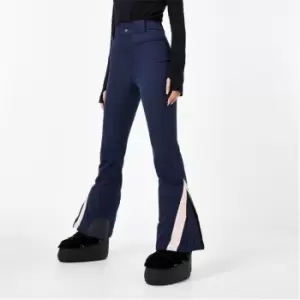 Jack Wills Colour Block Flared Ski Pants - Blue