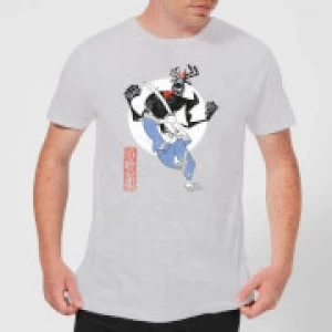 Samurai Jack Eternal Battle Mens T-Shirt - Grey - L