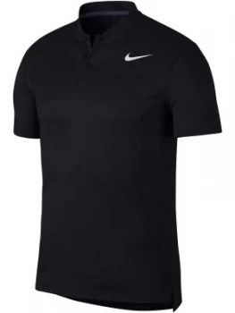 Mens Nike Dry Stripe Blade Polo Black