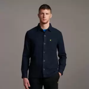 Brushed Overshirt - Dark Navy - M