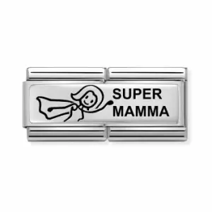 Nomination Classic Silver Super Mamma Double Charm