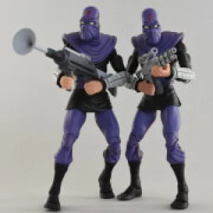 NECA Teenage Mutant Ninja Turtles Cartoon Series Foot Soldier Action Figures 2 Pack