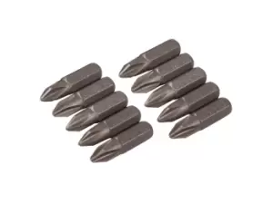 Silverline SB204 Phillips Cr-V Screwdriver Bits 10pk PH2