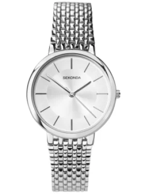 Sekonda Mens Silver Tone Bracelet Watch 1618