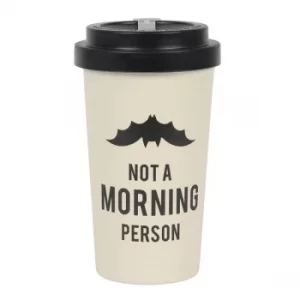 Not a Morning Person Bamboo Mug with Sleeve