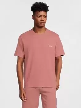 BOSS Bodywear Waffle Lounge T-Shirt - Pink, Size L, Men