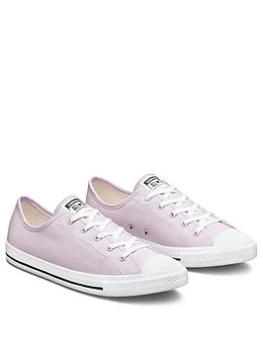 Converse Chuck Taylor All Star Dainty Canvas Plimsolls - Amethyst, Amethyst, Size 6, Women