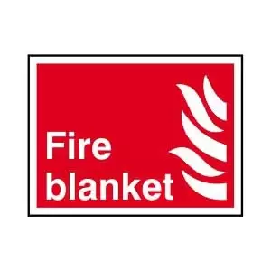 Fire blanket - Sign - PVC (200 x 150mm)