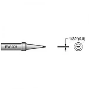 Soldering tip Flat Plato EW 301 Tip size 0.8 mm