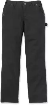 Carhartt Original Fit Crawford Womens Pants, black, Size 43, black, Size 43 for Women