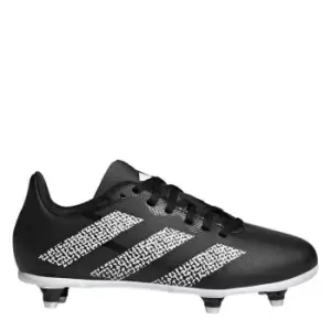 adidas Junior Soft Ground Rugby Boots - Black