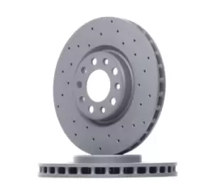 ZIMMERMANN Brake disc 110.2224.52 Brake rotor,Brake discs ALFA ROMEO,GIULIA (952_)