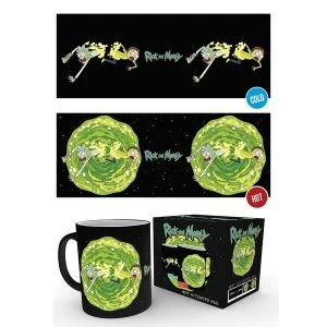 Rick and Morty Portal Heat Change Mug