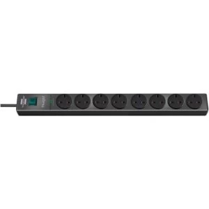 Brennenstuhl Multi Socket Hugo 8 Sockets 2m Anthracite