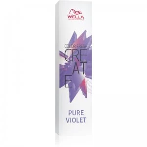 Wella Professionals Color Fresh Create Semi Permanent Hair Colour Shade Pure Violet 60ml