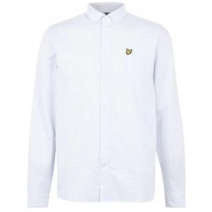 Lyle and Scott Lyle Long Sleeve Shirt - Pool Blue Z800