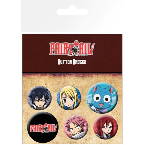 Fairy Tail - Characters Badge Pack