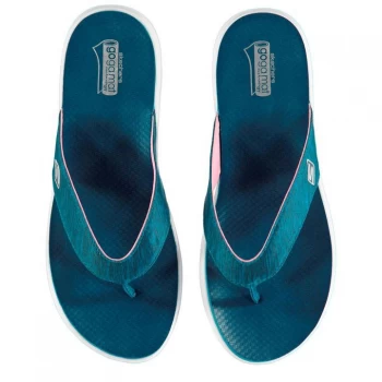 Skechers On The Go Flow Womens Flip Flops - Navy/Pink