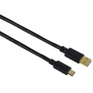 Hama USB-C Adapter Cable USB-C plug - USB 3.1 A plug gold-plated 1.80 m