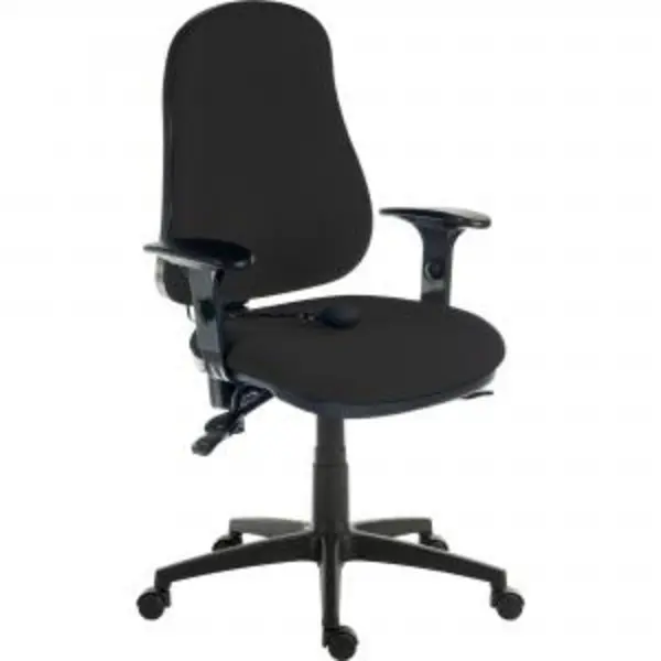 Ergo Comfort Air High Back Fabric Ergonomic Operator Office Chair with Arms Black - 9500AIRBLACK/0270