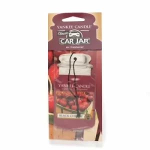 Yankee Candle Black Cherry Car Jar Air Freshener (Case Of 4)