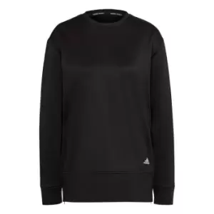 adidas AEROREADY Crewneck Sweatshirt Womens - Black