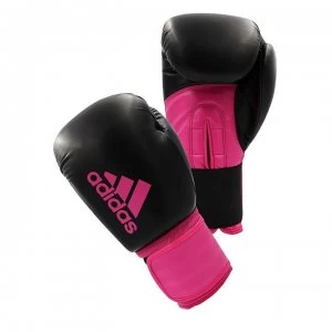 adidas Hybrid 100 Boxing Gloves - Pink/Black