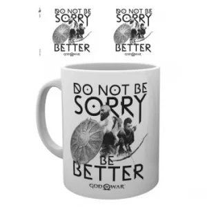 God Of War Sorry Mug