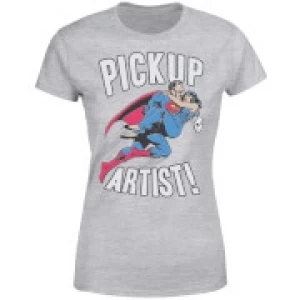 DC Originals Superman Pickup Artist Womens T-Shirt - Grey - 5XL