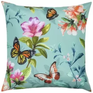 Butterfly Outdoor Cushion Duck Egg