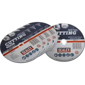 Sealey Metal Cutting Disc 230mm 1.9mm Pack of 50