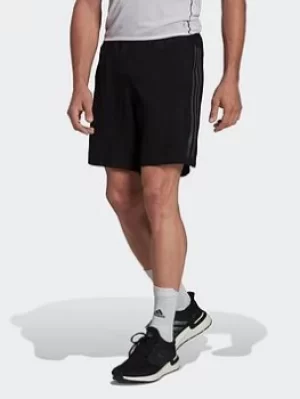 adidas Run Icon Full Reflective 3-stripes Shorts, Black, Size S, Men