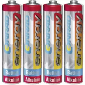 Conrad energy Extreme Power LR03 AAA battery Alkali-manganese 1.5 V 4 pc(s)