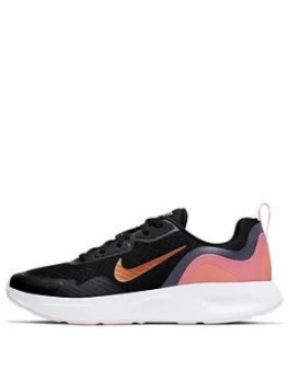 Nike Wearallday, Black/Pink, Size 7, Women