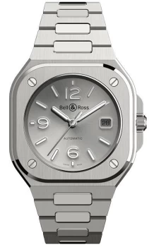 Bell & Ross Watch BR 05 Auto Silver Bracelet