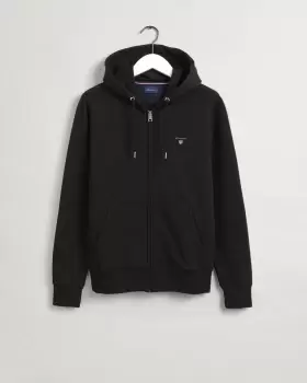 GANT Men Original Full-Zip Hoodie (4XL) Black