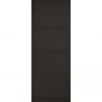 Soho - 4 Panel Primed Black Internal Door - 1981 x 838 x 35mm