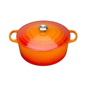 Le Creuset Signature Cast Iron Round Casserole 20cm Volcanic