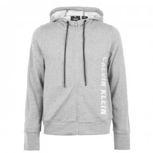 Calvin Klein Performance Full Zip Hooded Jacket - GreyHeather 077