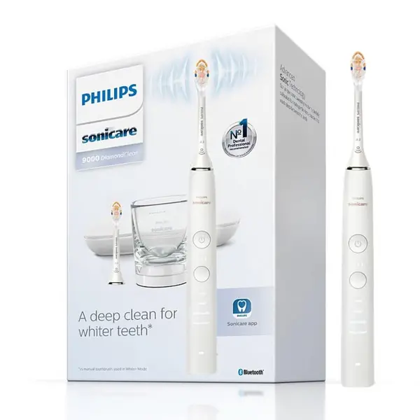 Philips DiamondClean 9000 HX9914/55 White Electric Toothbrush