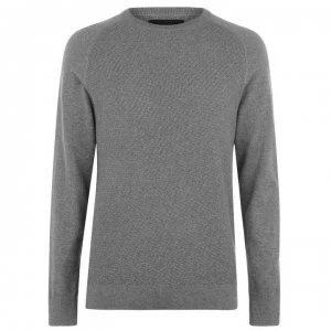 Firetrap Firetrap Black Crewneck Sweater - Grey Marl