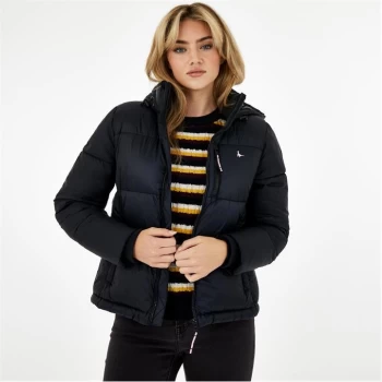 Jack Wills Eco Bella Puffer Jacket - Black